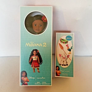 American Girl Disney Moana 18" Doll AND Accessories with Pua & Heihei NEW - Picture 1 of 6