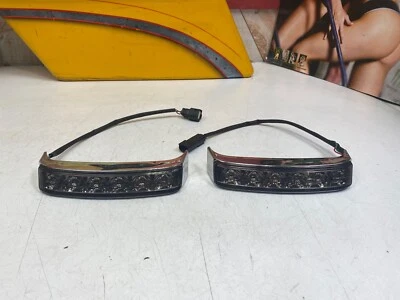 🔥OEM Harley 14-23 Touring LED alforje cromado fumê freio de corrida luzes de seta - Imagem 1 de 4