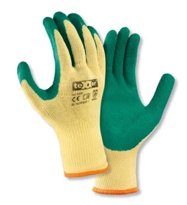 teXXor® Handschuhe 2206 Grobstrick Latex Grüne Grip-Beschichtung Gr. 7-11 - Bild 1 von 3