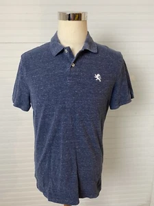 Polo Express de manga corta azul/logotipo/grande para hombre - Imagen 1 de 5