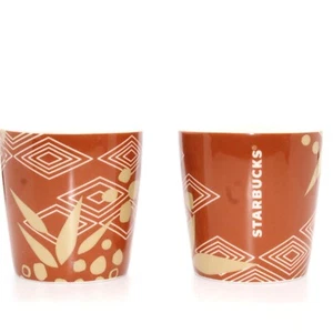 Starbucks Coffee 2013 Ethiopia Espresso Tasting Cup Mini Mug 3oz Pair Set Lot - Picture 1 of 3