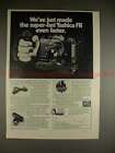 1977 Yashica FR Camera Ad - Made the Super-fast Faster!