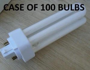 100PCS Lot PLT42W Fluorescent 42W Compact Light Bulb 5000K Cool GX24Q-4 Qty Case - Picture 1 of 6