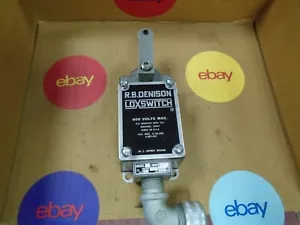 R.B. Denison Loxswitch L100W Limit Switch 600V - Picture 1 of 5