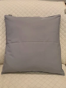 New Outdoor Throw Pillow 18x18" Waterproof Gray Outdoor Garden Porch Pillow - Picture 1 of 5