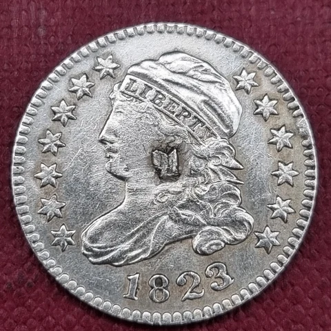 1823/2 Capped Bust Dime 10c Better Grade XF Details #60322 Cover