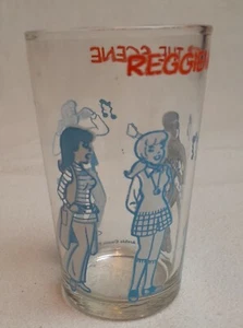 ARCHIE COMICS JUGHEAD TRINKGLAS 1971 "Reggie macht die Szene" 4" keine Risse - Bild 1 von 9