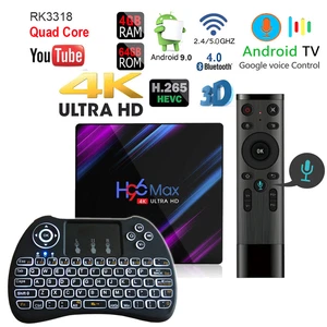 High Performance H96 Max 4K HDR 64GB Android 9.0 Dual Wifi 5G Bluetooth TV Box