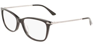 Calvin Klein Women's Black Soft Rectangular Eyeglass Frame - CK22501 001 - Picture 1 of 4