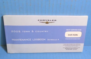 05 2005 Chrysler Town and Country Maintenance Logbook owners manual (unused) - Picture 1 of 1