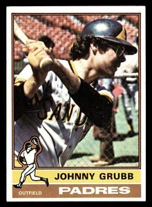 Johnny Grubb 1976 Topps #422 casi nuevo o mejor - Imagen 1 de 2
