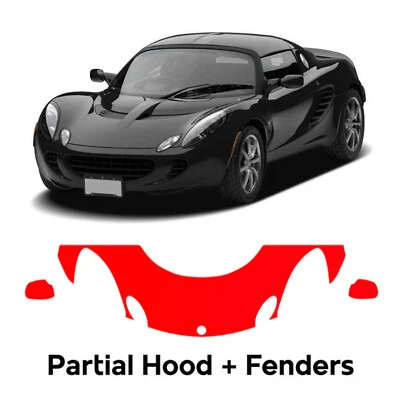 Película de protección de pintura PPF precortada con capucha para Lotus Elise 2004-2009 Foto 1 de 4
