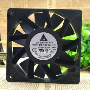 1pc Delta PFB1224EHE 24V 1.08A 12CM 12038 2-wire Inverter Cooling Fan - Bild 1 von 2