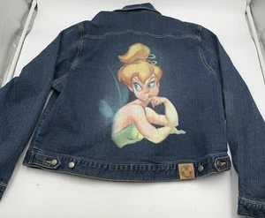Chaqueta Tinkerbell Mujer Talla XL 18/20 Disney Store Tink Denim Recortado - Imagen 1 de 16