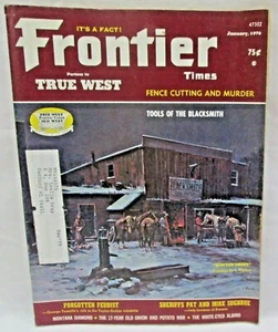 Frontier Times Partner To True West Magazine January 1976 Blacksmith Tools - Picture 1 of 11