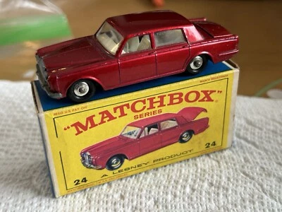 Matchbox No. 24 Rolls Royce Silver Shadow with Original Box - Excellent Conditio - Image 1 of 4