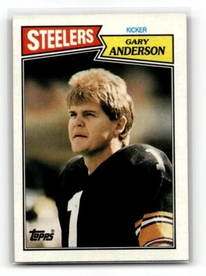 1987 Topps Gary Anderson #289 Pittsburgh Steelers Football Card - Image 1 of 2