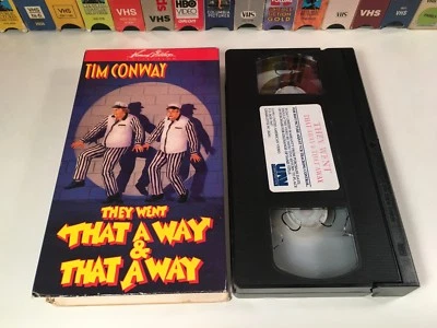 They Went That-A-Way & That-A-Way Comedy VHS 1978 Tim Conway Chuck McCann 70's - Image 1 of 4