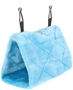 Bird Parrot Hammock Hut Practical Plush Snuggle Hanging Cave Cage Bed Tent La... - Picture 1 of 14