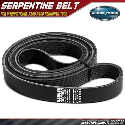 Cinturón serpentino de alta resistencia de 93,35 pulgadas para International 7300 7400 Kenworth T800 Foto 1 de 4