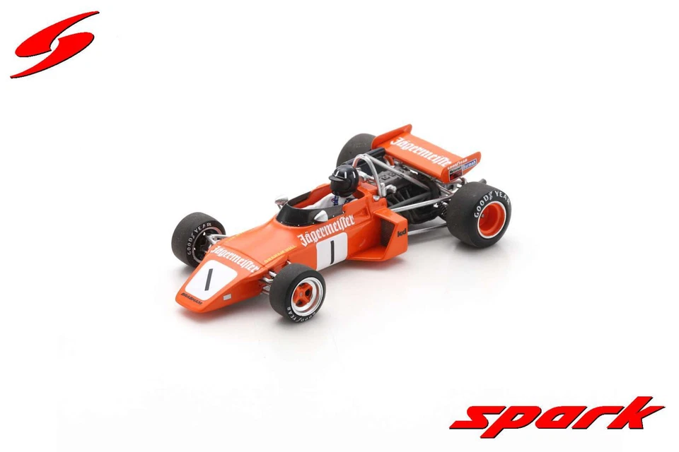 Spark 1/43 Brabham BT38 #1 Winner Monza F2 1972 Graham Hill S7437 - Immagine 1 di 1