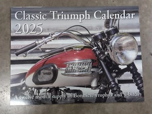 2025 Classic Triumph Wall Calendar - Picture 1 of 2
