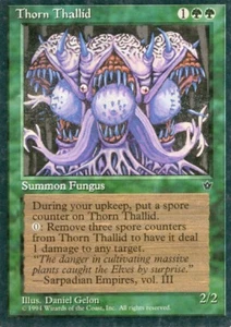 2X THORN THALLID (GELON) GREEN FALLEN EMPIRES MTG MAGIC HP X2 (yourdeckbuilder) - Picture 1 of 1