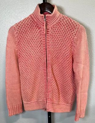 Женский вязаный свитер на молнии Ruff Hewn Цвет розовый Размер Medium - Изображение 1 из 4