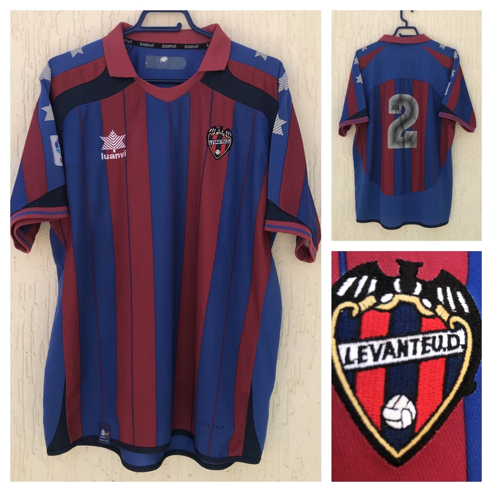 CAMISETA LEVANTE SHIRT FOOTBALL 2006 2007 #2 Suárez SOCCER JERSEY MAGLIA SZ L  - Image 1 of 4