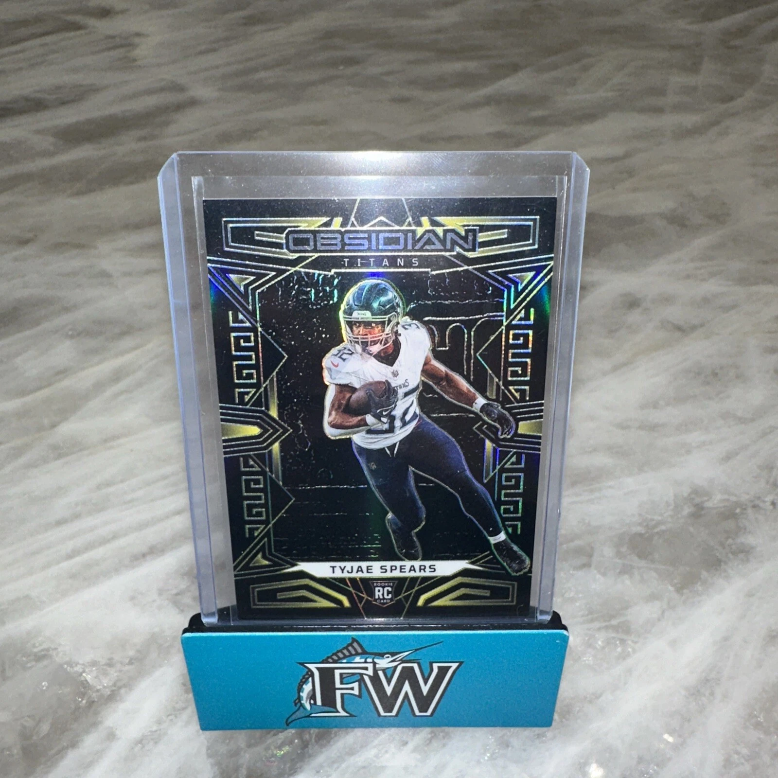 2023 Panini Obsidian #197 Tyjae Spears Yellow Electric Etch /10