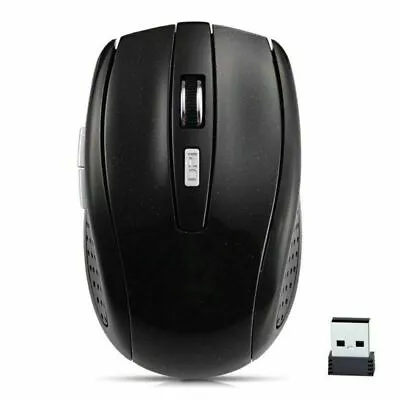 Wireless Optical Mouse Mice 2.4GHz USB Receiver For Laptop PC Computer DPI - Image 1 of 4