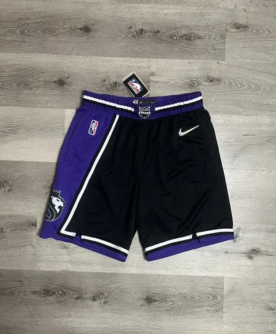 nike Sacramento Kings City Edition Shorts Black Sz L 38 nba 75th anniversary fox Cover