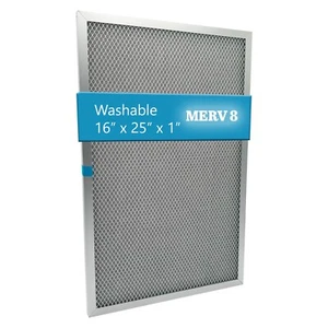 wioAIR Washable Furnace AC Air Filter, MERV 8, (16"x25"x1") - Picture 1 of 5