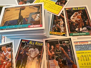 100+ Topps Basketball 1992-93 Karten für Set Builders NM/Mint - siehe Fotos - Bild 1 von 12