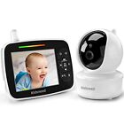 Baby Monitor, Video Baby Monitor with Remote Pan-Tilt-Zoom Camera and Audio