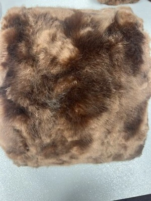 Tiro de piel sintética de lince Hotel Collection 50x60" miel nuevo fuera de paquete Foto 1 de 4