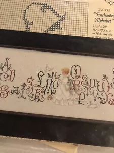 Lavender & Lace Victorian Designs Enchanted Alphabet X-stitch Pattern Only - Picture 1 of 5