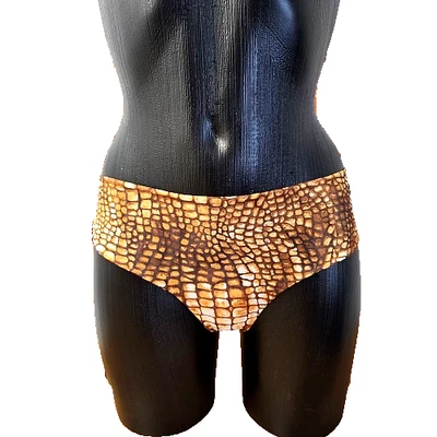 La Perla Studio exklusiver Tanga mit Schlangen Muster Gr. 38 Tüll Luxus Neu - Bild 1 von 4