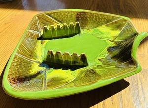 California Original Pottery E-36 Double Ashtray 15” USA 1970’s Vintage Very LG - Bild 1 von 11