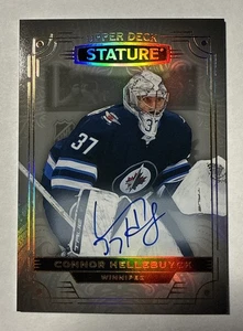 CONNOR HELLEBUYCK 2022-23 Stature AUTO UD Upper Deck 24/25 Update #53 SP Jets !! - Picture 1 of 2