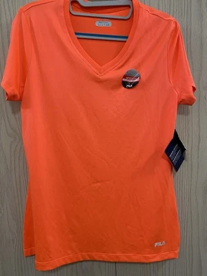 Fila Performa Energy Activewear Shirt Neon Orange Size M NEW WITH TAGS - Изображение 1 из 4