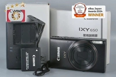 Canon IXY 650 Black 20.2 MP Digital Camera /w Box [Near Mint] - Image 1 of 4