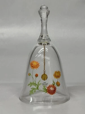 Campana de cumpleaños vintage de noviembre Avon - 24 % cristal de plomo - ¡sin astillas, sin grietas! Foto 1 de 4