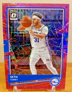 Seth Curry 2020-21 Donruss Optic Pink Velocity 24/79, 76ERS - Bild 1 von 2