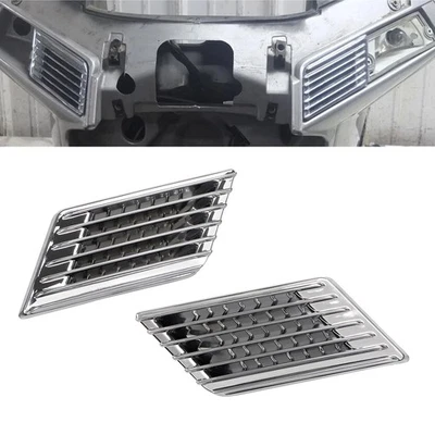 Rejillas de ventilación de carenado ABS cromadas aptas para Honda Goldwing 1200 GL1200I Interstate Foto 1 de 4