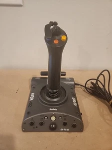 Saitek SN-PS41 XBOX 360 Aviator Flight Stick Joystick Controller AV8R-02 Works  - Picture 1 of 9