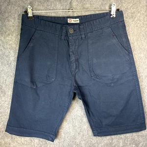 Tridagna blau Cargo Chino Shorts Freizeitkleidung elastischer Bund Herren Medium - Bild 1 von 20