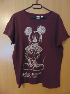 TOLLES T-SHIRT --- DISNEY MICKEY MOUSE -- GR. L -- BRAUN - Bild 1 von 2