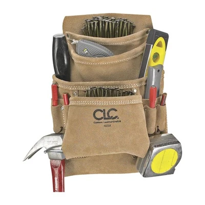 CLC I923X Suede Carpenter's Nail and Tool Bag, 10 Pocket - Image 1 of 2