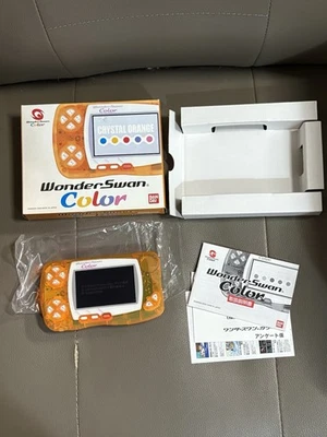 Consola WonderSwan Color Cristal Naranja En Caja Probada Funciona Excelente Japón Foto 1 de 4